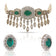 Emerald Green with Antique Finsih