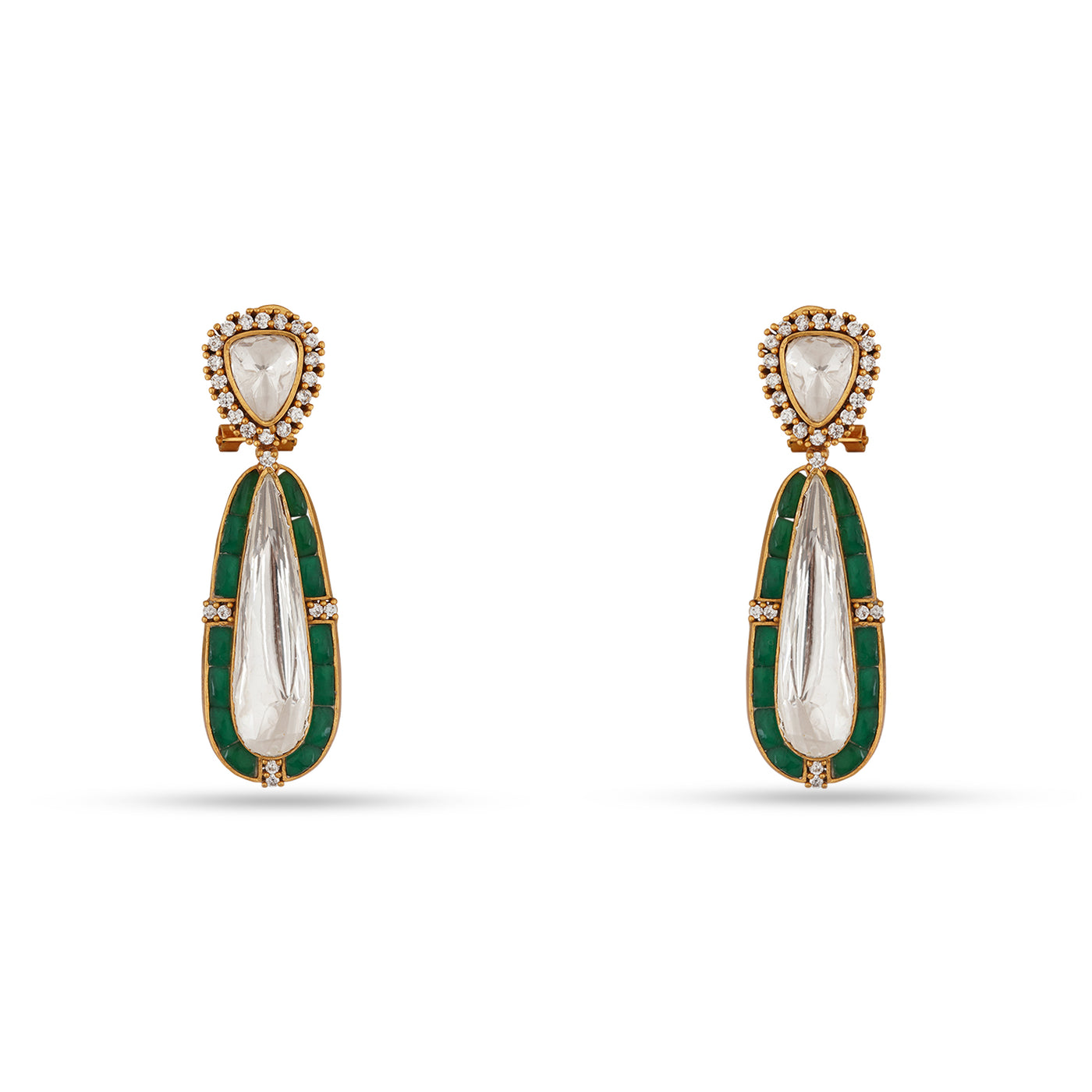 Farhana - Polki earrings