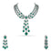 Green In Rhodium Finish