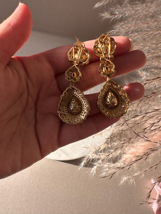 Aazeen - Polki Earrings