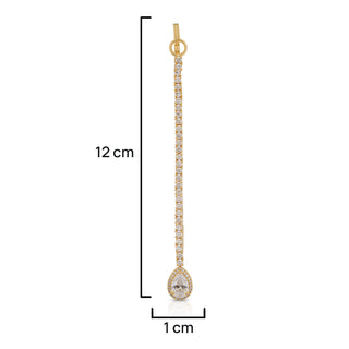 Aurelia - Cubic Zirconia Maang Tikka