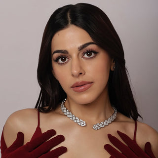 Maheen - Cubic Zirconia Choker Set