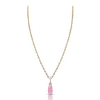 Pink In Gold Finish
