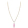 Pink In Gold Finish