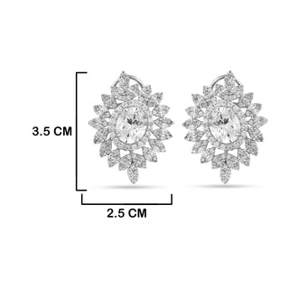 Holly - CZ Stud Earrings