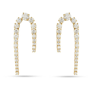 Clarise - CZ Dangler Earrings