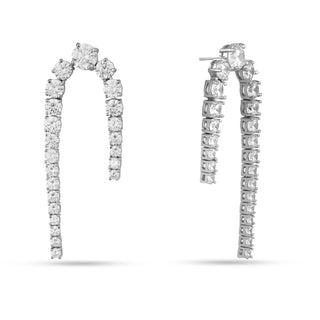 Clarise - CZ Dangler Earrings