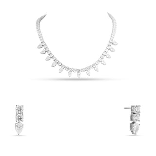 Adria- Cubic zirconia necklace set