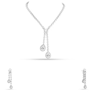 Stacy - CZ Necklace Set