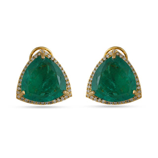 Luciana - Colored Stone CZ Earrings