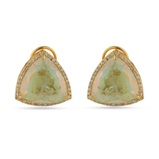 Luciana - Colored Stone CZ Earrings