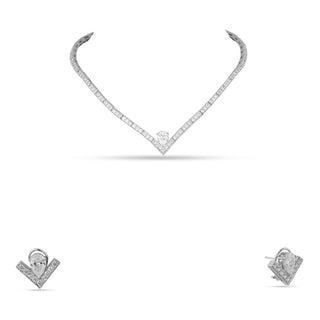 Luna - Cubic Zirconia Necklace Set