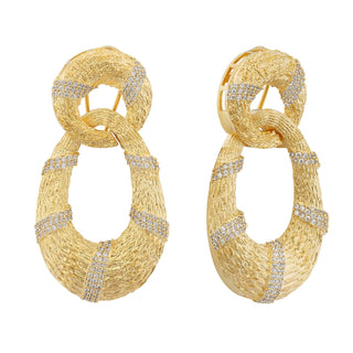 Raidah - Gold Plated Hoop Earrings