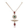 Tourmaline Pink & Green In Gold Plating