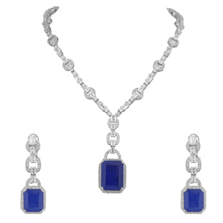 Iffat - Cubic zirconia necklace set