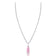 Pink In Silver Finish