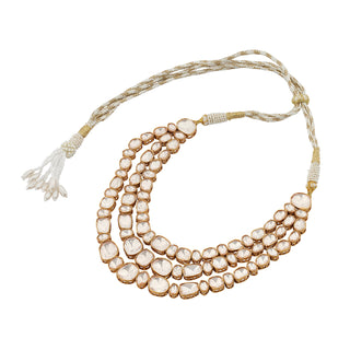 Rania - Multi Layered Polki Necklace Set