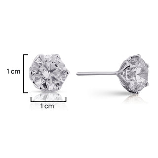 Solitaire 6 prong Studs