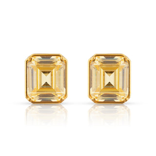 Hana Emerald Cut Studs