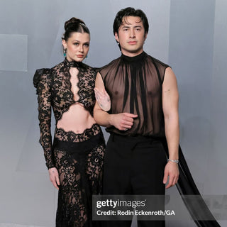 Amima Emerald Doubelt Drop Earrings