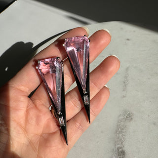 Edana - Pink Stone Earrings