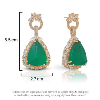 Roza - Statement Dangler Earring