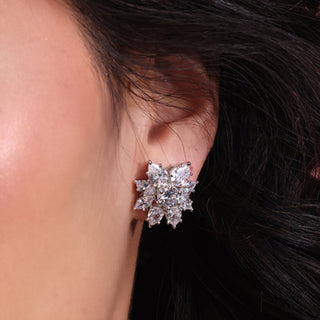 Baseema - CZ Stud Earrings