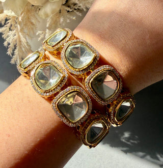 Amira Polki Bangle Set