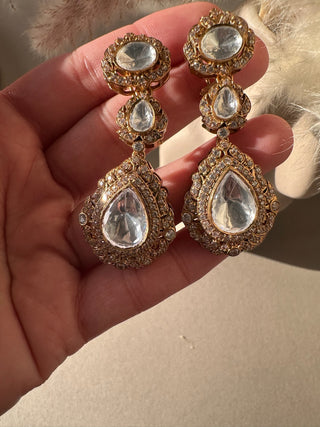 Aazeen - Polki Earrings