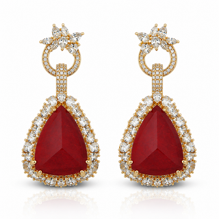 Roza - Statement Dangler Earring