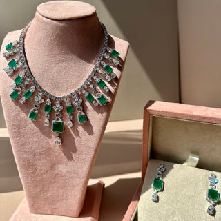 Katrina Green Necklace Set