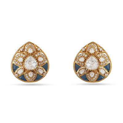 Hafeezah - Polki earrings