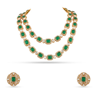 Fakhtah - Polki necklace set