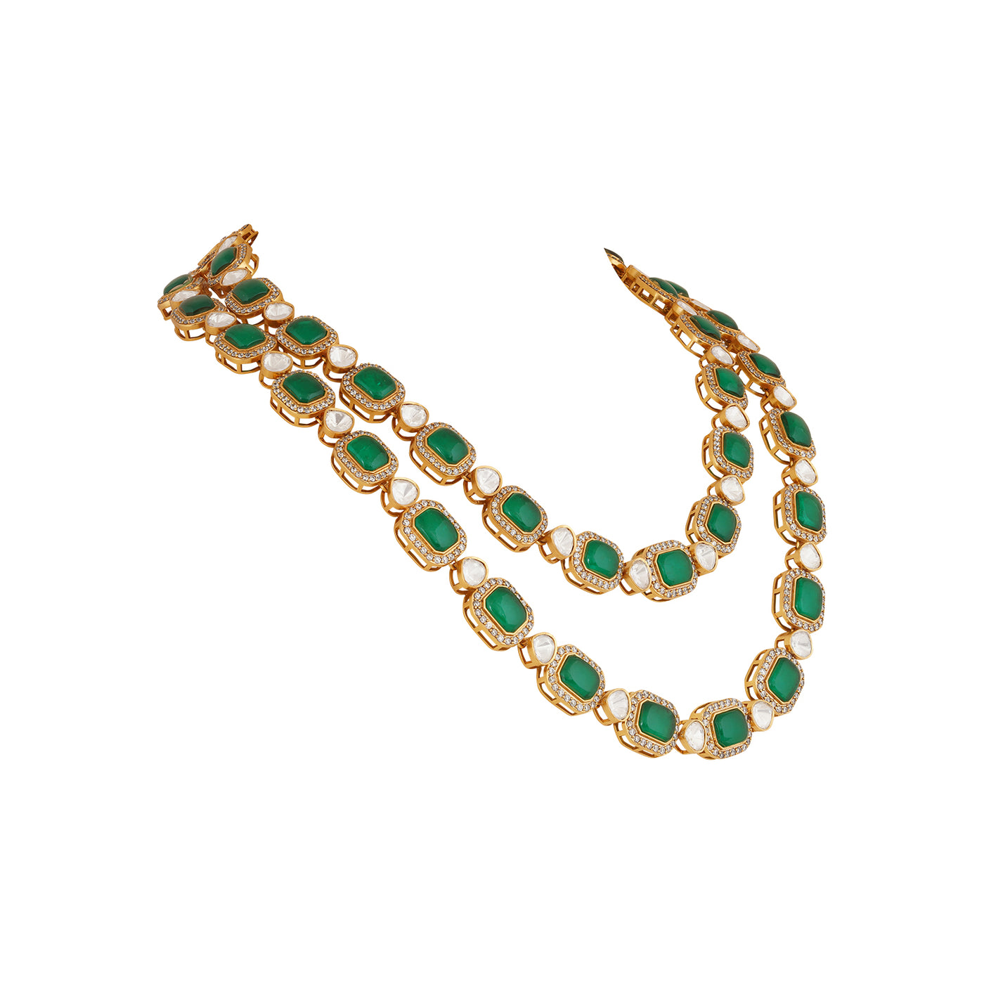 Fakhtah - Polki necklace set