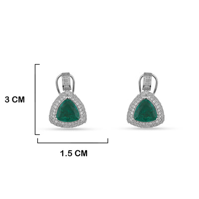 Burdah - Pearl & Green Doublet Necklace