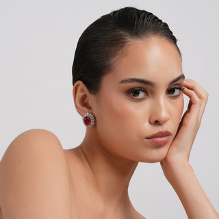 Foziah - Doublet Stud Earrings