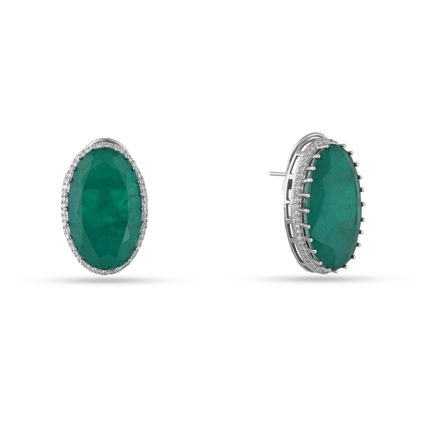 Hameeda - Green Stone necklace set