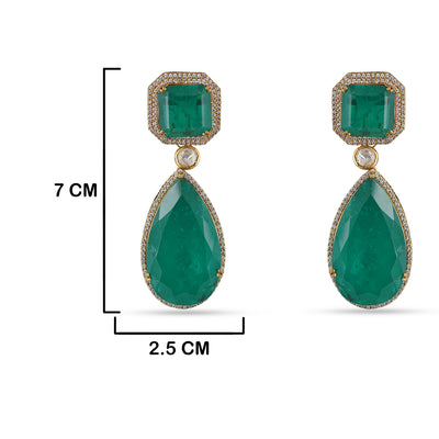 Hidiyah - Emerald Green Doublet Necklace