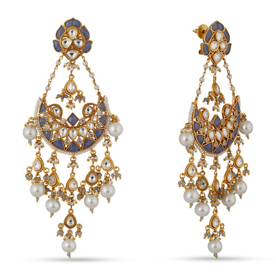 Huda - Chandbali earrings