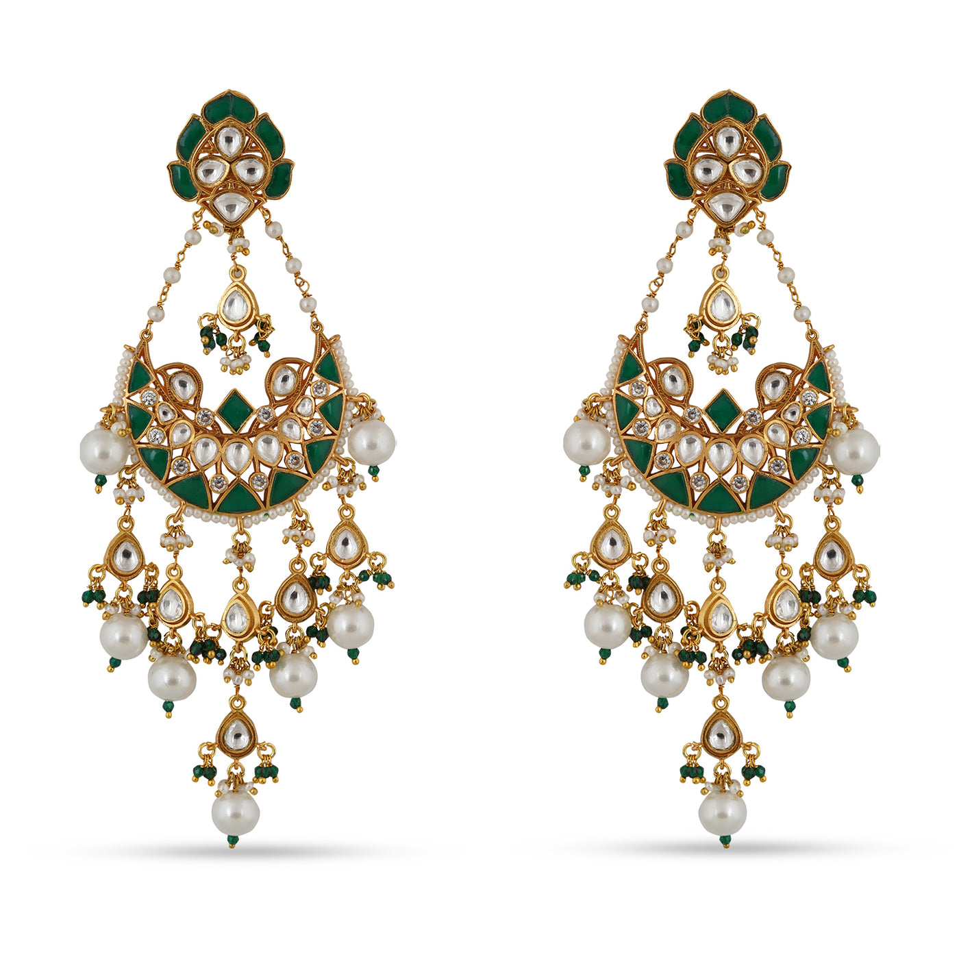 Hujaymah - Chandbaali earrings