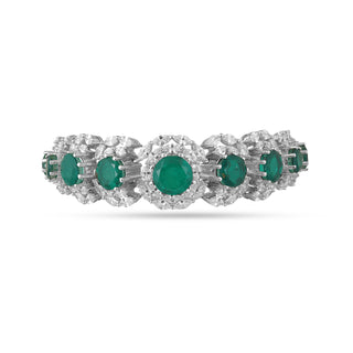 Hibatullah - Emerald green stone bracelet