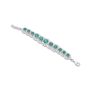 Hibatullah - Emerald green stone bracelet