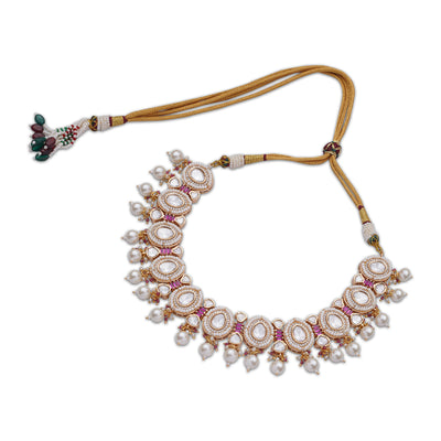 Hanifa - Polki necklace set