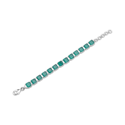 Hayah - Emerald greens stone bracelet