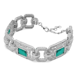 Maisie - Emerald Green Stone Choker