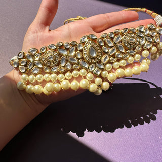 Zubaida Kundan Pearl Choker