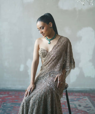 Esra - Green Doublet Necklace Set