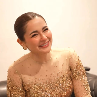 Hania Amir in Jaylee - Polki Stud Earrings