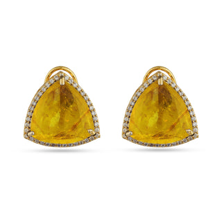 Luciana - Colored Stone CZ Earrings