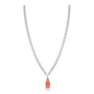 Azzura Emerald Drop Necklace